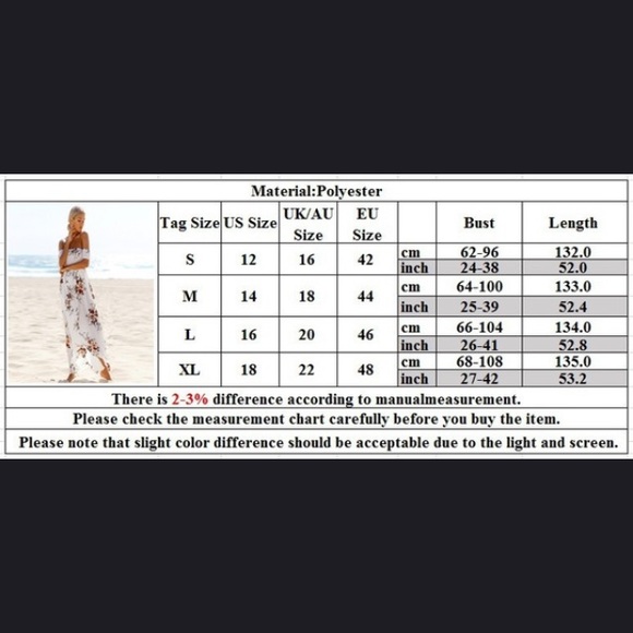 Off The Shoulder Boho Maxi Dress - Picture 4 of 4